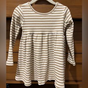 Quincy Mae Striped Long Sleeve Dress